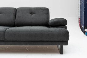 2-Seat Sofa-Bed Mustang - Anthracite Anthracite