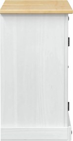 vidaXL Ντουλάπι νιπτήρα Λευκό 73 x 33 x 60 εκ Στερεά ξυλεία πεύκου