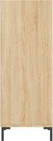 vidaXL Ντουλάπι Sonoma Δρυς 34,5x32,5x90 εκ. από Επεξεργασμένο Ξύλο