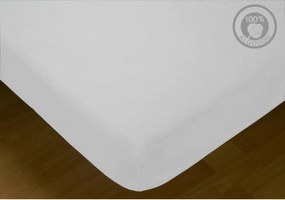 Τοποθετημένο κάτω φύλλο Hosteline IRIS Λευκό Kρεβάτι 90 εκ