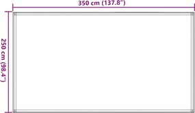 vidaXL Χαλί Σκηνής Μπλε 250 x 350 εκ.