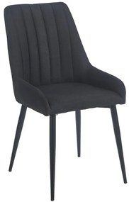Καρέκλα Μεταλλική Julia 11.1638 49(56)x59x90cm Black