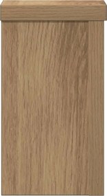 vidaXL Βάσεις Φυτών 2 τεμ. Αρτισιανή Δρυς 10x10x18 εκ. Επεξ. Ξύλο