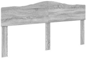 vidaXL Κεφαλάρι Γκρίζο Σονομα 180 cm Επεξεργασμένο ξύλο