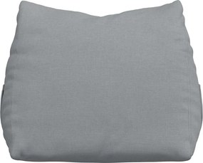 vidaXL Μαξιλάρι Πλάτης Ανοιχτό γκρι 60 x 50 x 20 cm ύφασμα