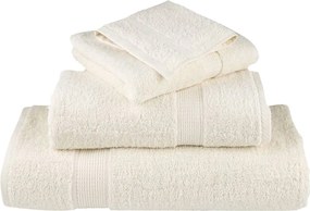 vidaXL Πετσέτες Premium Σετ 6 Τεμ. SOLUND Κρεμ 600 γρ/μ²