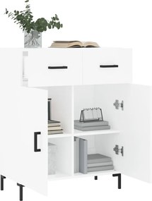 vidaXL Ντουλάπι Λευκό 69,5 x 34 x 90 εκ. από Επεξεργασμένο Ξύλο