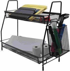 Επιτραπέζιος Οργανωτής Γραφείου 40x17x32cm σε 2 Xρώματα