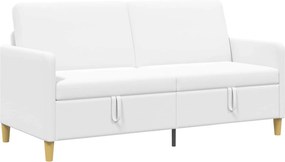 vidaXL Καναπές με Αποθήκευση Λευκό 172 x 78 x 87 εκ Πολυεστέρας