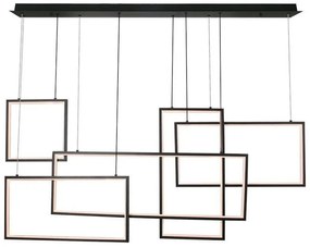 Κρεμαστό Φωτιστικό Οροφής LED 45W 230V 4800lm IP20 Dimmable Θερμό Λευκό Μαύρο 15344 VTAC-15344-Μαύρο 15344