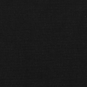 vidaXL Κεφαλάρι με Πτερύγια Μαύρο 203x16x118/128 εκ. Υφασμάτινο