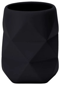 Ποτήρι Οδοντόβουρτσας Golden Crackle 8431 Black Kleine Wolke Polyresin