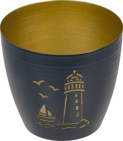 Ρεσώ Μαύρο Μέταλλο 10x10x9cm Σε 2 Σχέδια