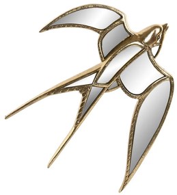 Διακόσμηση τοίχων Home ESPRIT Χρυσό Σύγχρονη 28,5 X 3 X 28,5 CM