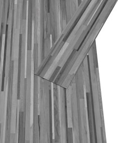 vidaXL Πλάκες Δαπέδου Γκρι Ριγέ 2,51 m² 18 τμχ. PVC