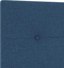 vidaXL Κεφαλάρι με κεφαλάρι Μπλε 160 cm Τεχνητό Δέρμα