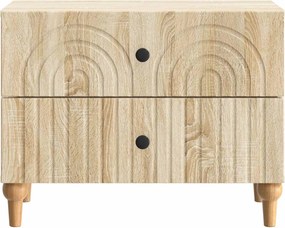 vidaXL Κομοδίνο Sonoma Δρυς 62 x 34,5 x 48 εκ Επεξεργασμένο Ξύλο