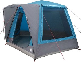 vidaXL Σκηνή Camping Καταφύγιο Μπλε 420 x 420 x 227 εκ Πολυεστέρας