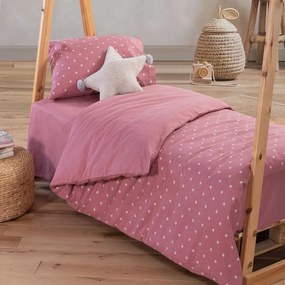 Σεντόνια Παιδικά Precious (Σετ 3τμχ) Rose Nef-Nef Single 160x260cm 100% Cotton