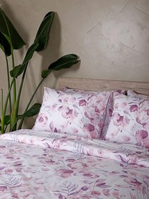 Σετ Σεντόνια Cotton Feelings 932 Lila Υπέρδιπλο με λάστιχο (170x205+30)