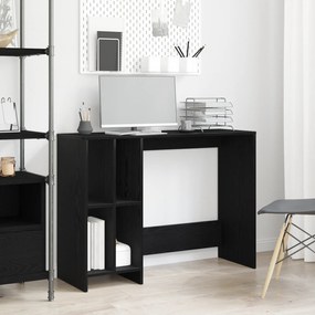vidaXL Γραφείο Μαύρο Δρυς 102,5x35x75 εκ. από ξύλο
