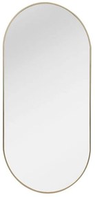 Καθρέπτης Τοίχου Ovalis 11-0701 60x120cm Gold Αλουμίνιο