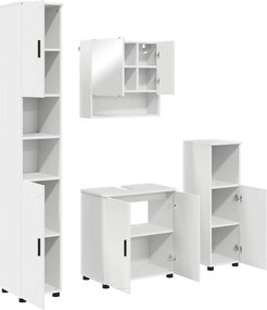 vidaXL Σετ Επίπλων Μπάνιου 4 τμχ. Λευκό 61 x 35 x 64 εκ.