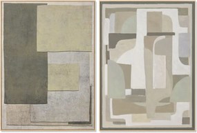 Καμβάς Home ESPRIT Σύγχρονη 103 x 4 x 143 cm (x2)