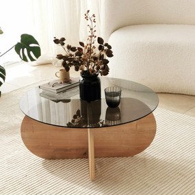 Coffee Table Bubble - Sapphire Oak, Fume Oak
Fume