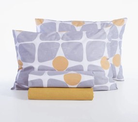 Σεντόνια Μονά (Σετ) Nef-Nef Homeware Casual Coreo Yellow