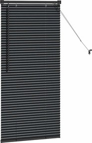 vidaXL Βενετσιάνικες Ρόδες Μαύρο 130 x 60 εκ Αλουμίνιο