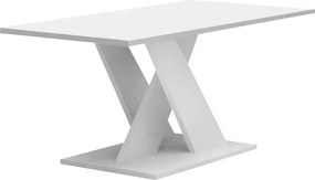 Τραπεζάκι σαλονιού Marcello Megapap χρώμα λευκό 110x55x47εκ.