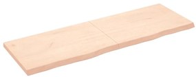 vidaXL Πάγκος Μπάνιου 180x60x(2-6) εκ. από Ακατέργαστο Μασίφ Ξύλο