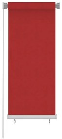 Στόρι Σκίασης Ρόλερ Εξωτερικού Χώρου Κόκκινο 60 x 140 εκ. HDPE