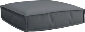 vidaXL Μαξιλάρι Ανθρακί 60 x 60 x 12 cm Ύφασμα Όξφορντ