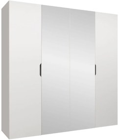 Ντουλάπα Malaga plus τετράφυλλη-Leuko