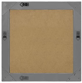 vidaXL Καθρέφτης Τοίχου με Μπαρόκ Στιλ Μαύρος 60 x 60 εκ.