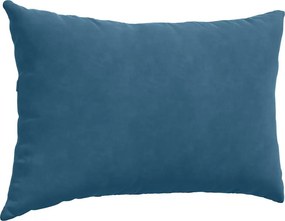 vidaXL Μαξιλάρι Καναπέ 2 τμχ. Βελούδο Μπλε 60 x 40 cm