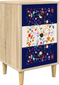 vidaXL Κομοδίνο MAINZ Sonoma Δρυς 36 x 33 x 60 εκ Επεξεργασμένο Ξύλο