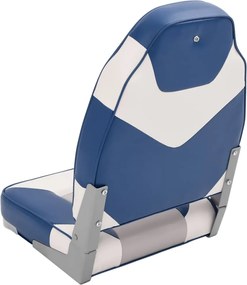 vidaXL Καθίσματα Σκάφους Πτυσσόμενα με Ψηλή Πλάτη 2 Τεμ. 39x43x58 εκ.