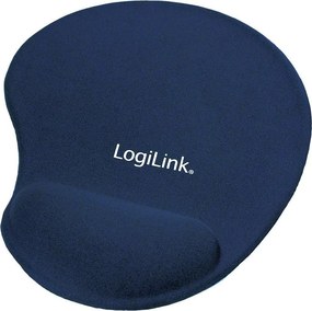 LogiLink GEL Mouse Pad 230mm με Στήριγμα καρπού Μπλε