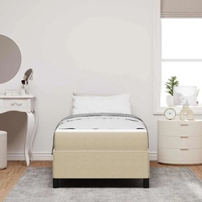 vidaXL Σκελετός Κρεβατιού Ανοιχτό γκρι 90 x 200 cm Βελούδο