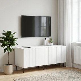 vidaXL Ντουλάπι TV Λευκό Επεξεργασμένο Ξύλο