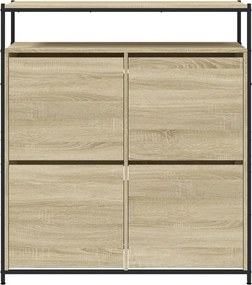 vidaXL Ντουλάπα Παπουτσιών Sonoma Δρυς