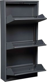 Shoe Cabinet Torino 3 - Anthracite Anthracite