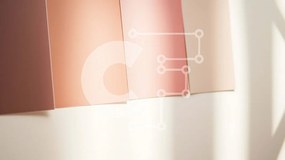 Intra Συλλεκτικό Ξύλινο Παζλ Plywood  4mm - Πολύχρωμα δείγματα χρωμάτων σε λευκό τοίχο Σε Ξύλινο Κουτί - Διαστάσεις Puzzle: 10x10 cm – 25 κομμάτια