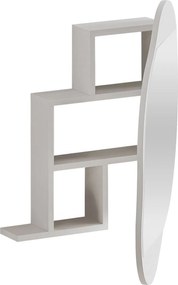 Καθρέπτης Μπάνιου με Ντουλάπι Λευκό CLOUD 13x60x75