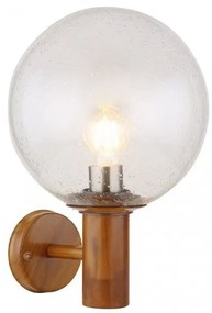 Απλίκα Φωτιστικό Τοίχου 1xΕ27 Καφέ ΙP44 Ossy 31860W Globo Lighting 31860W Καφέ