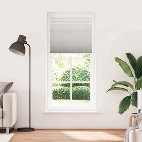 vidaXL Πλισέ περσίδα ανοιχτό γκρι 85x200 cm Πλάτος υφάσματος 84,4 cm