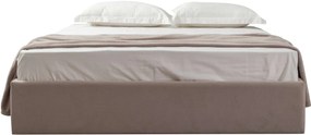 Επενδυμένο Κρεβάτι Earth-Mocca-160 x 200-Ξύλα Ελάτου